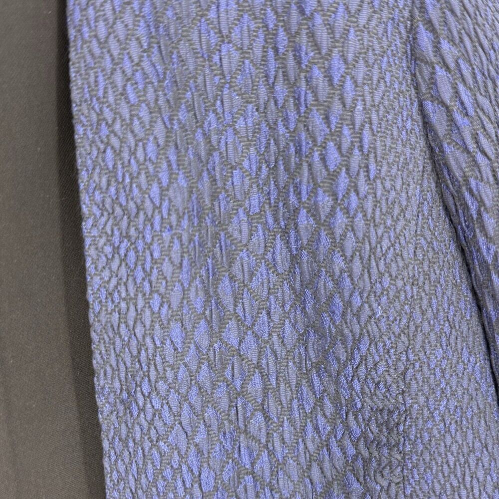 Rebecca Taylor Blue/Black Cropped Double Layer Op… - image 2